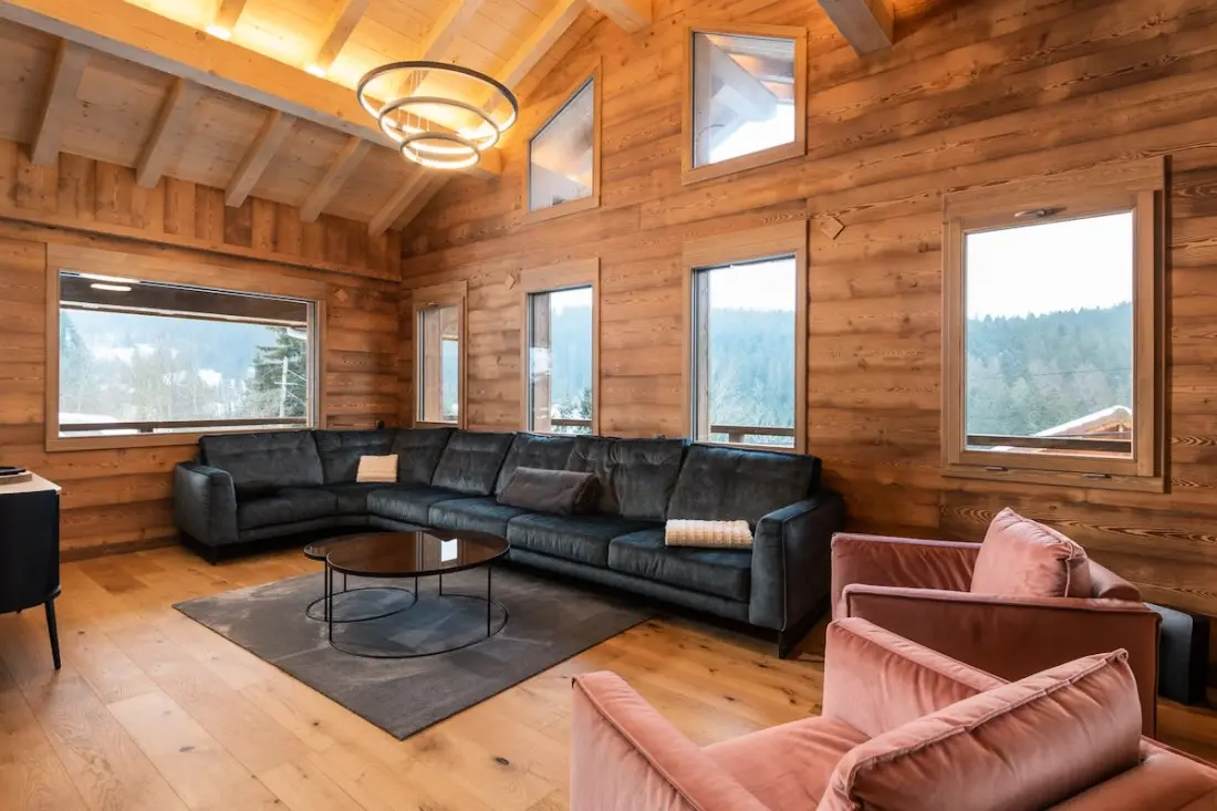 Ó Chalet Zen Altitude – Prestige Chalet Jacuzzival, Szaunával
