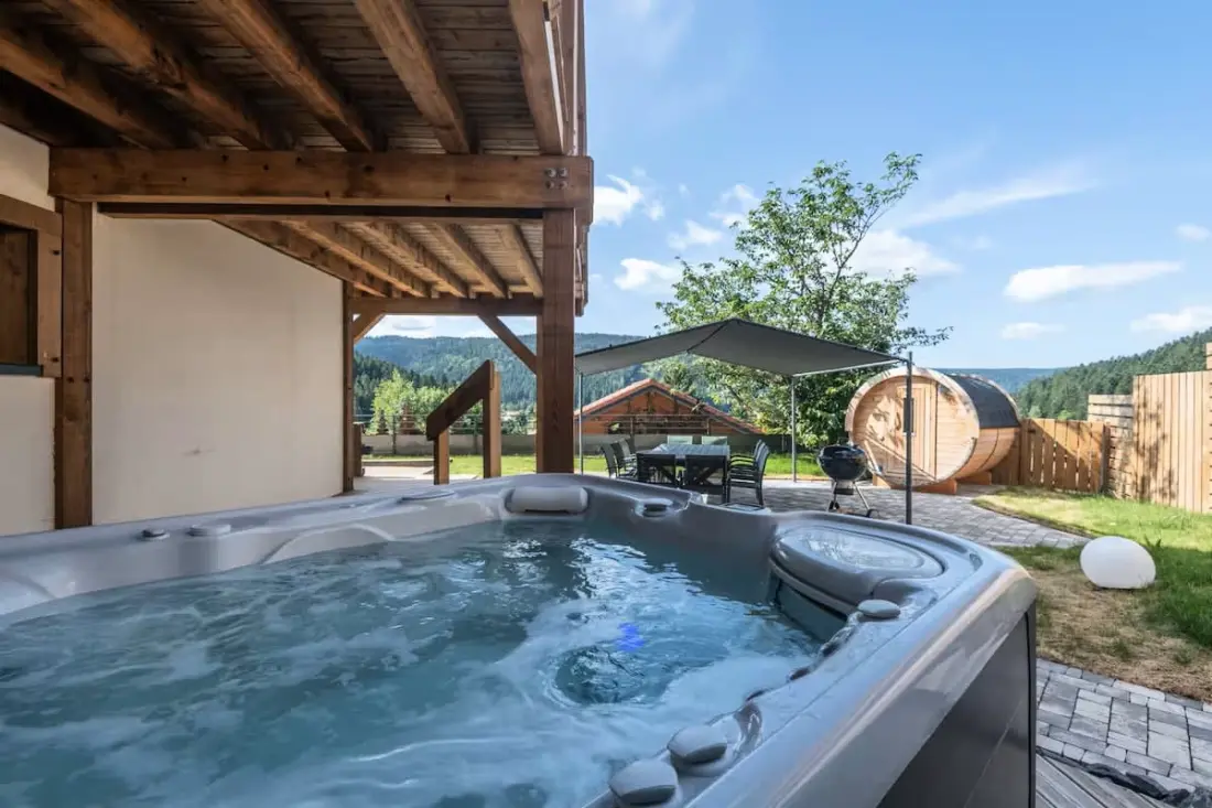 Chalet Le Carnotzet - 5 csillagos Chalet With Spa Covered, Szauna