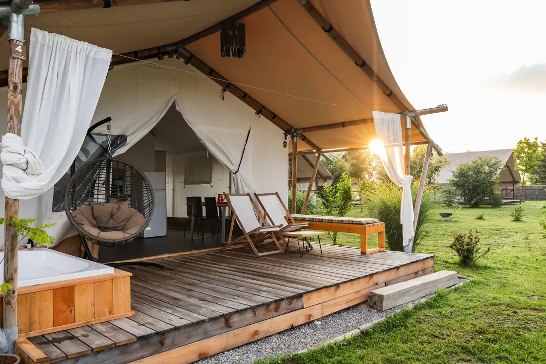 Glamping w ośrodku Kolpa