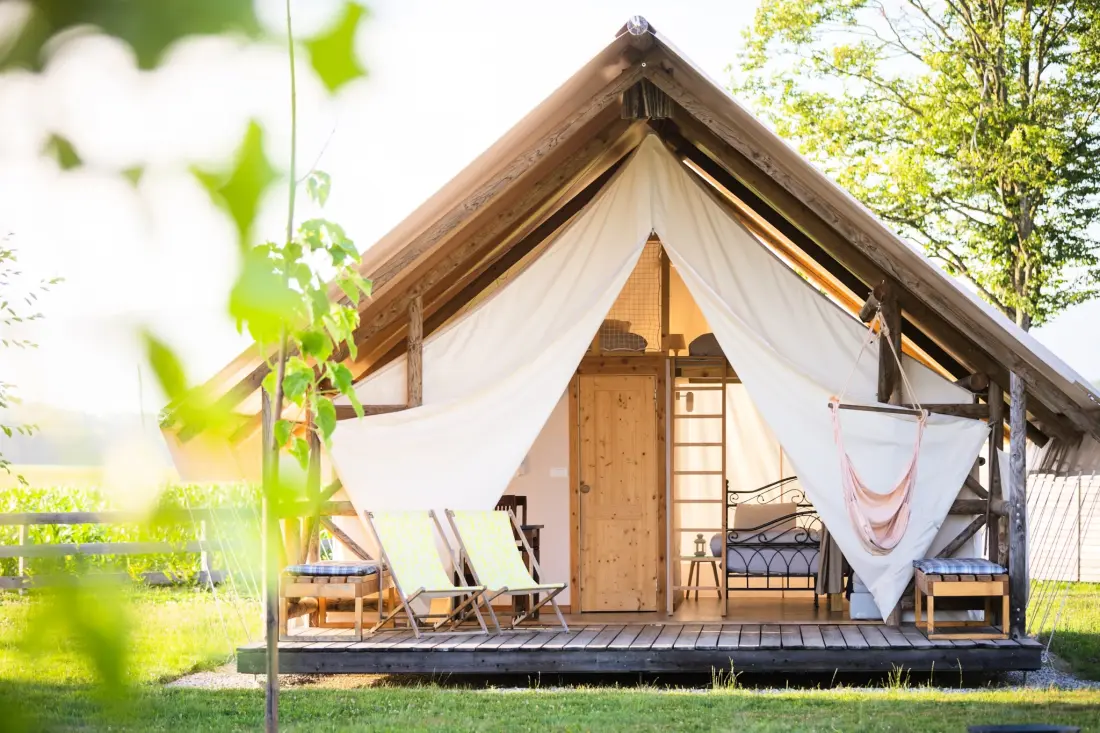 Glamping w ośrodku Kolpa