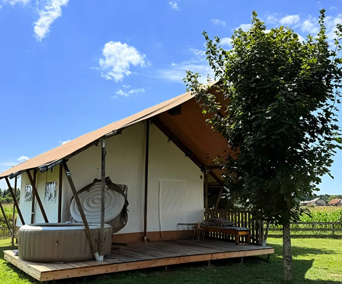Glamping w ośrodku Kolpa