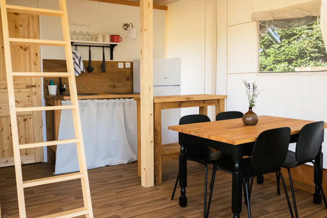 Glamping w ośrodku Kolpa