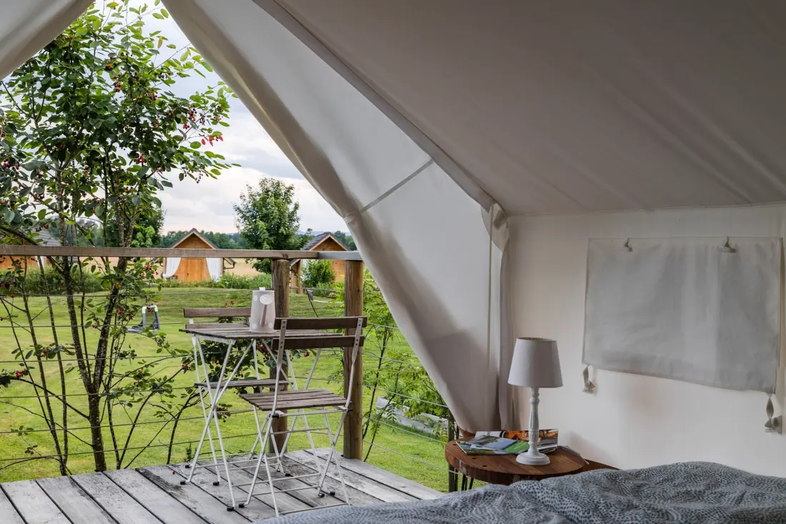 Glamping w ośrodku Kolpa