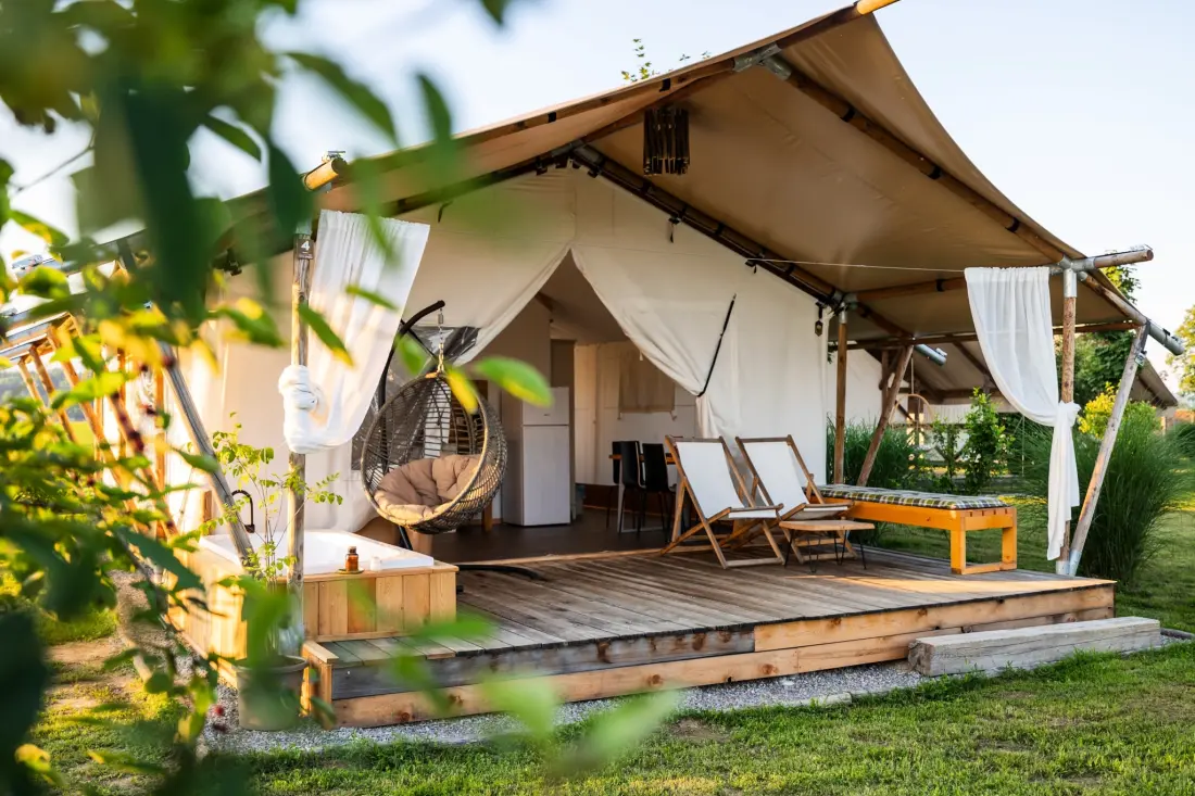 Glamping w ośrodku Kolpa