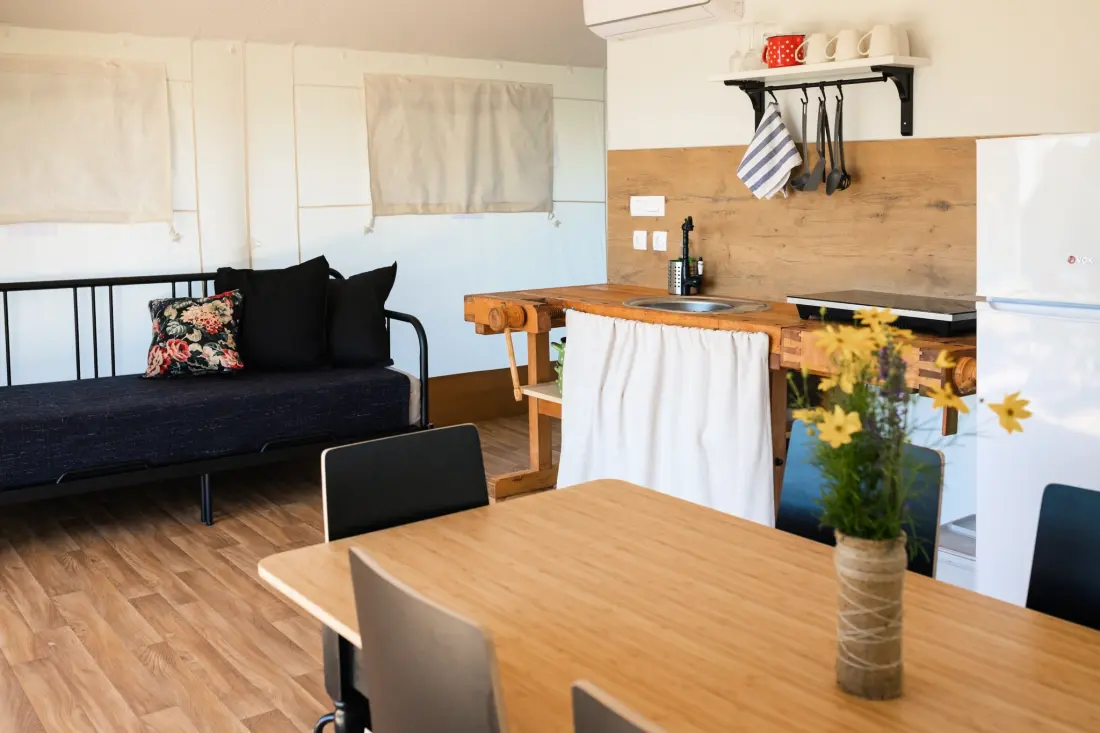 Glamping w ośrodku Kolpa