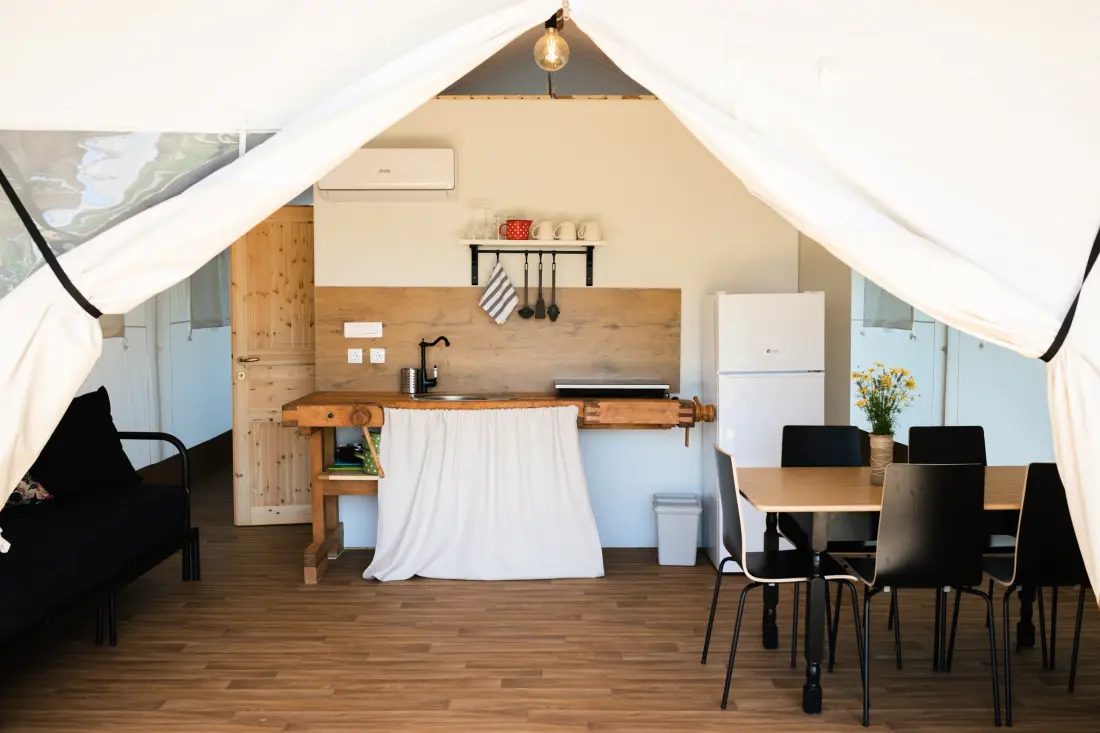 Glamping w ośrodku Kolpa