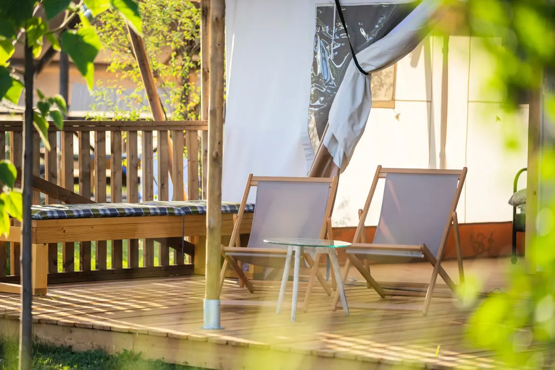 Glamping w ośrodku Kolpa