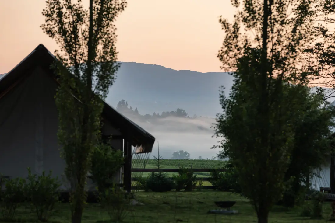 Glamping w ośrodku Kolpa