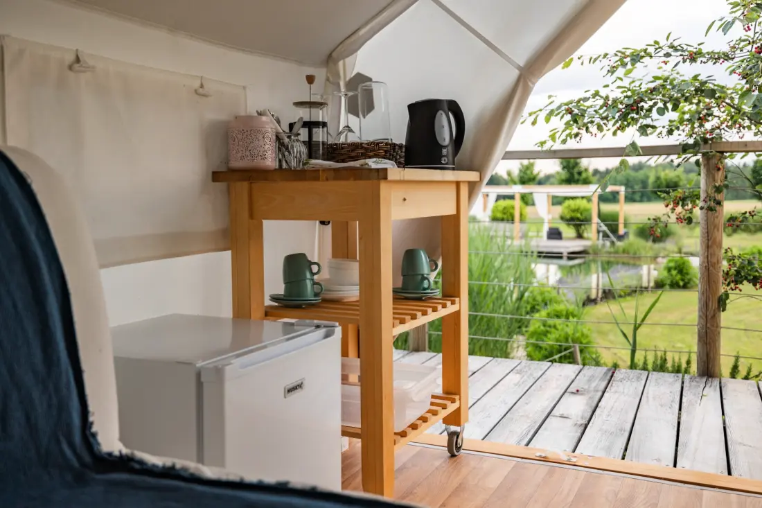 Glamping w ośrodku Kolpa