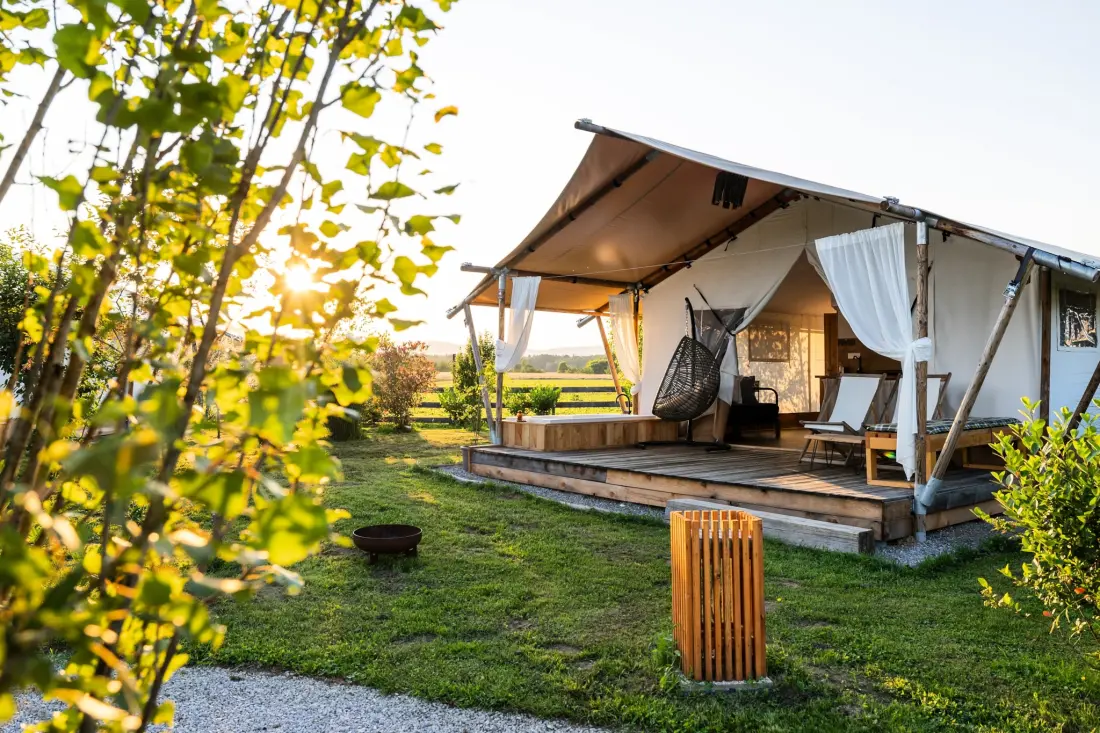 Glamping w ośrodku Kolpa