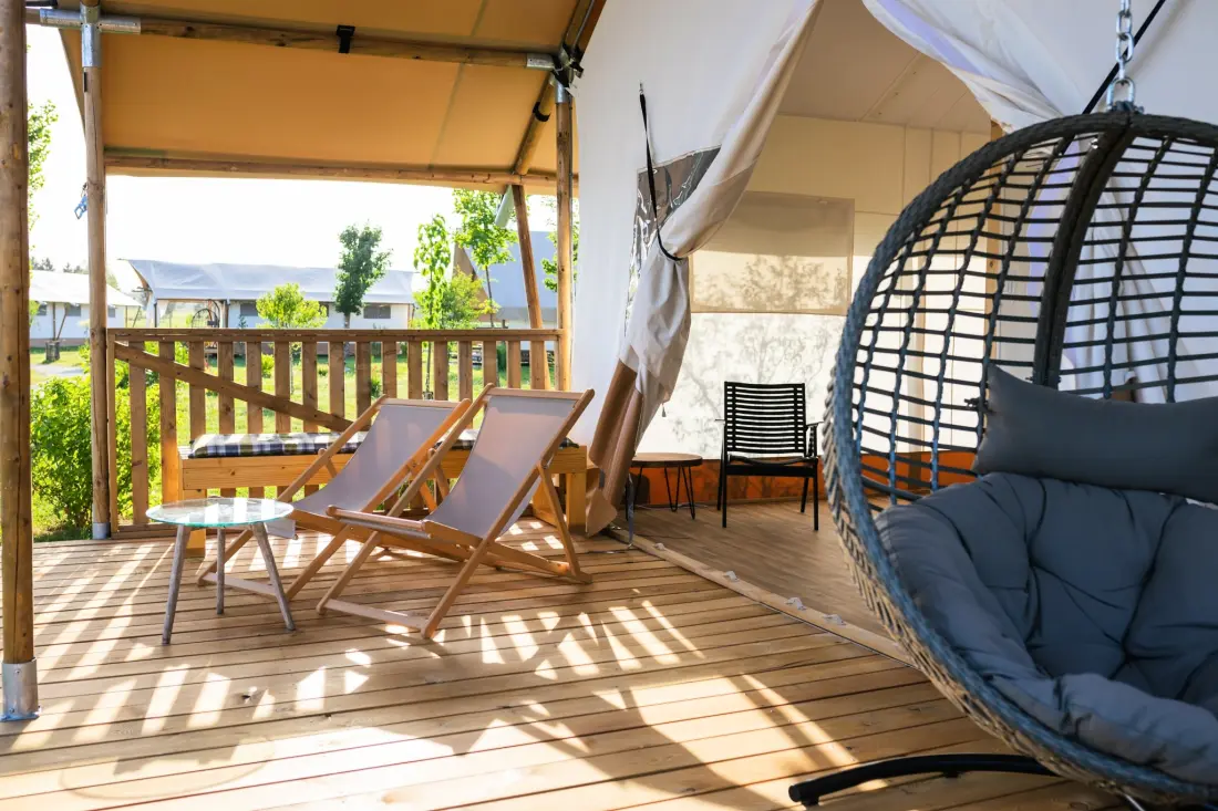 Glamping w ośrodku Kolpa