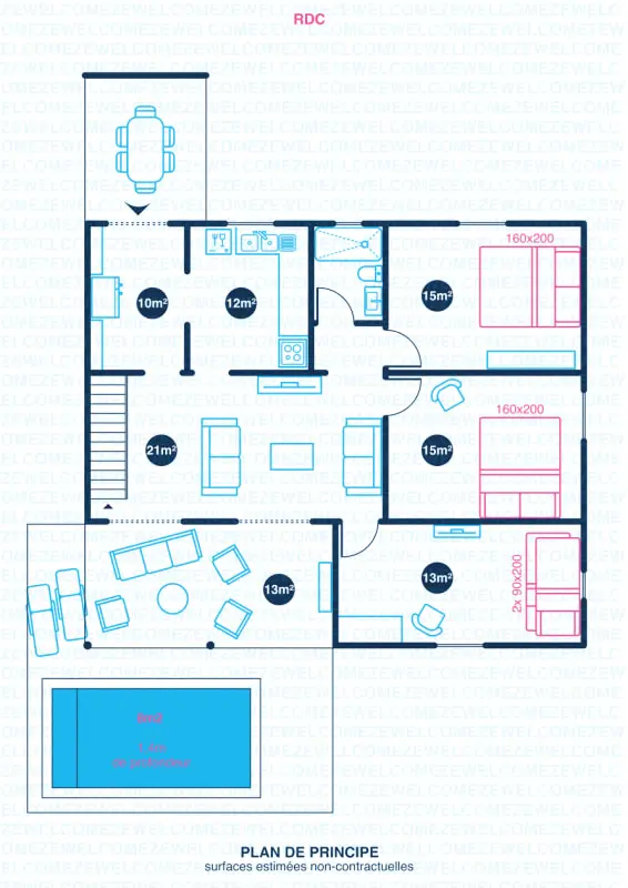 Blue Villa Papaye