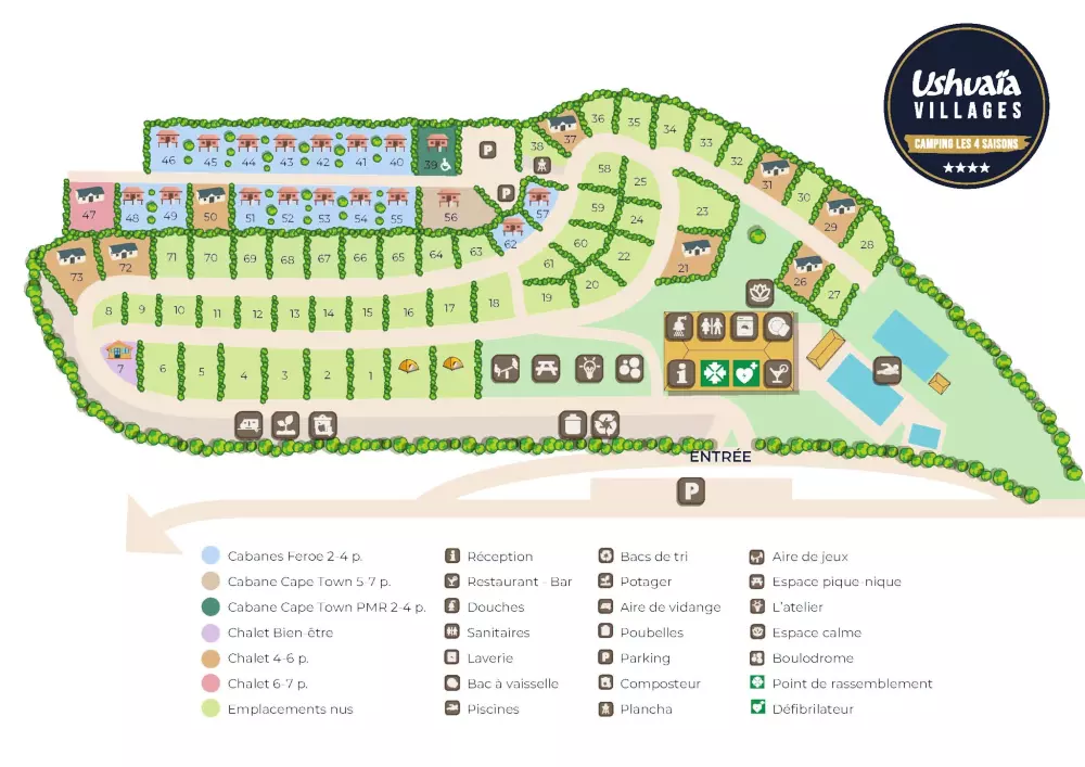 Ushuaia Villages Camping the 4 Seasons 4 Stars★★★★