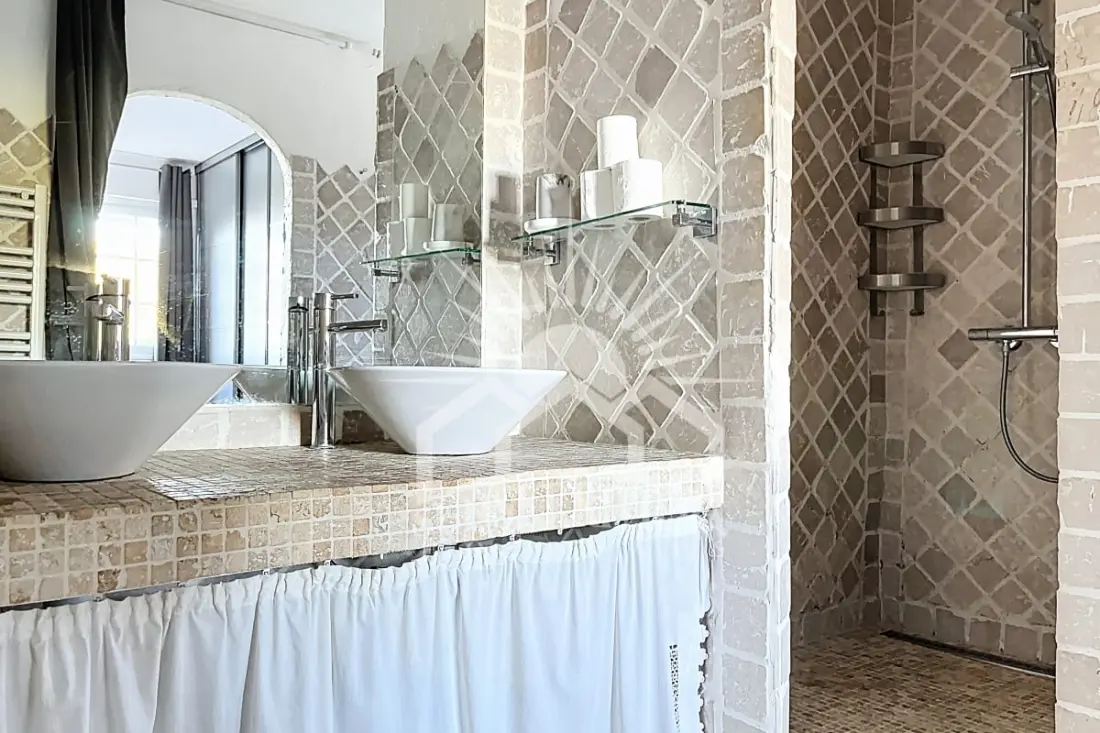 Les Oliviers Villa 6 fő részére naplementekor