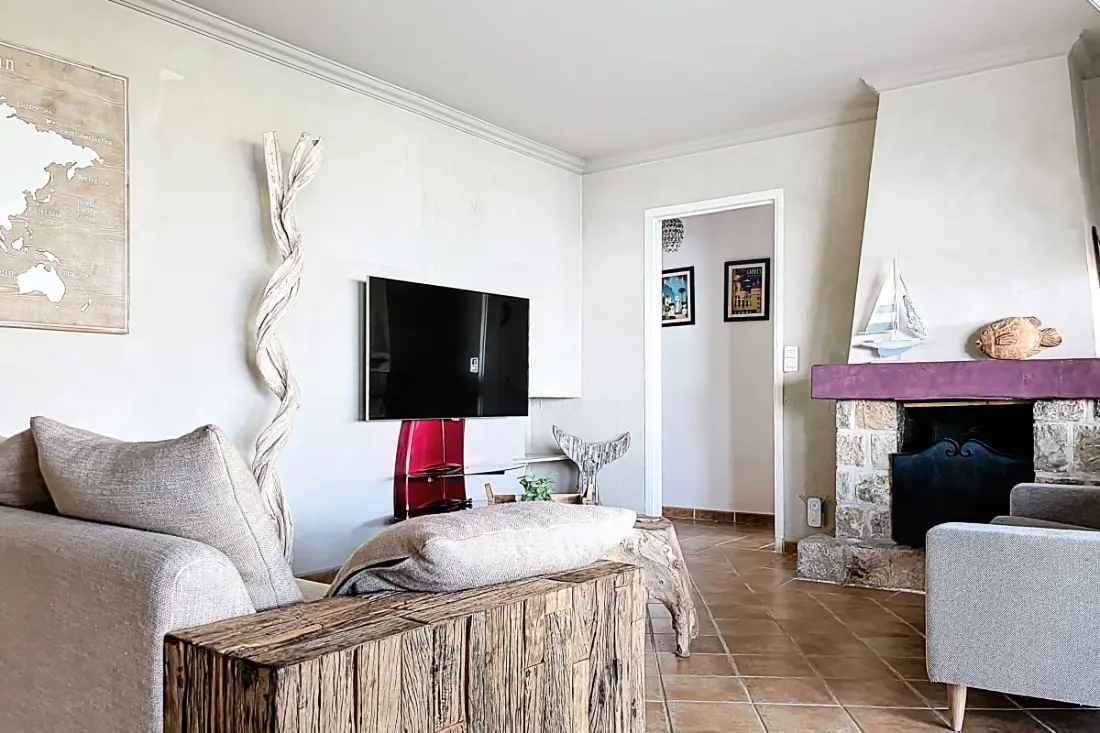 Les Oliviers Villa 6 fő részére naplementekor