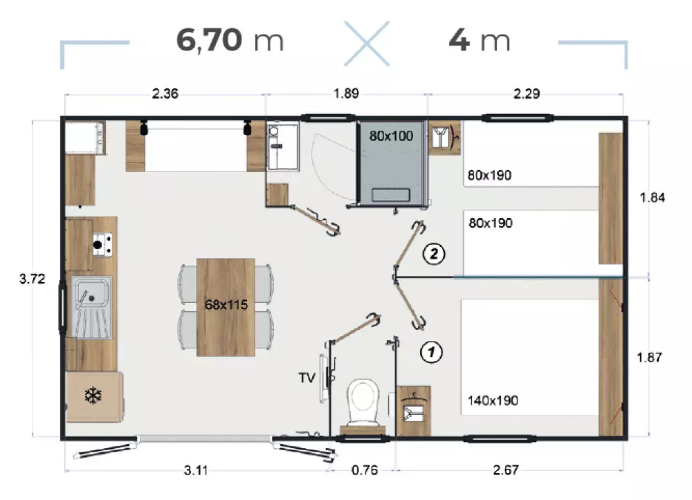 Camping Des Familles 5 Sterren★★★★★