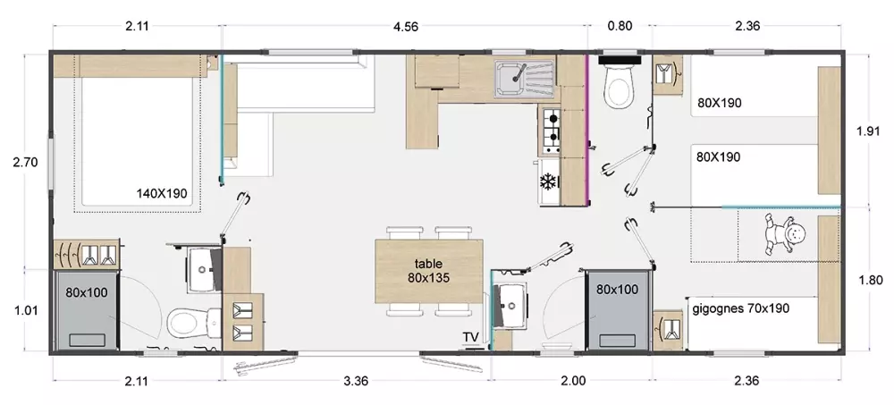 Campsite LA FONTAINE 3 Csillagok★★★