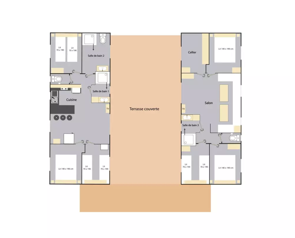 Campsite Domaine de Bréhadour 4 Stars★★★★