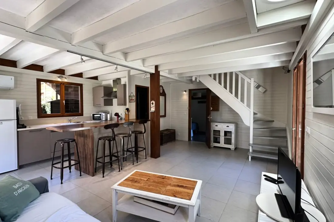 Chalet 3ch úszómedencével a szabadidős parkban