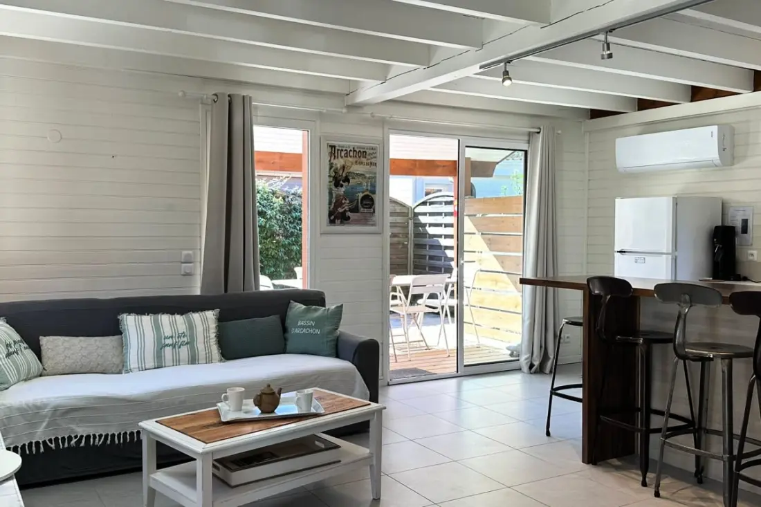 Chalet 3ch úszómedencével a szabadidős parkban