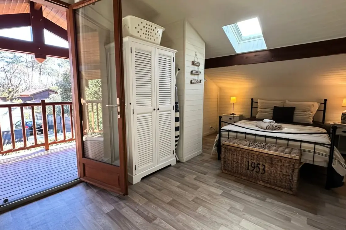 Chalet 3ch úszómedencével a szabadidős parkban