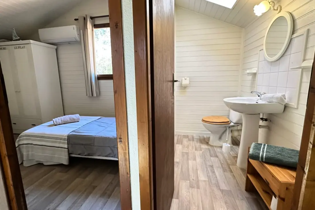 Chalet 3ch úszómedencével a szabadidős parkban