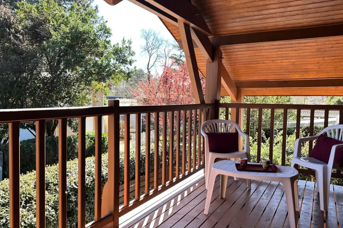 Chalet 3ch úszómedencével a szabadidős parkban