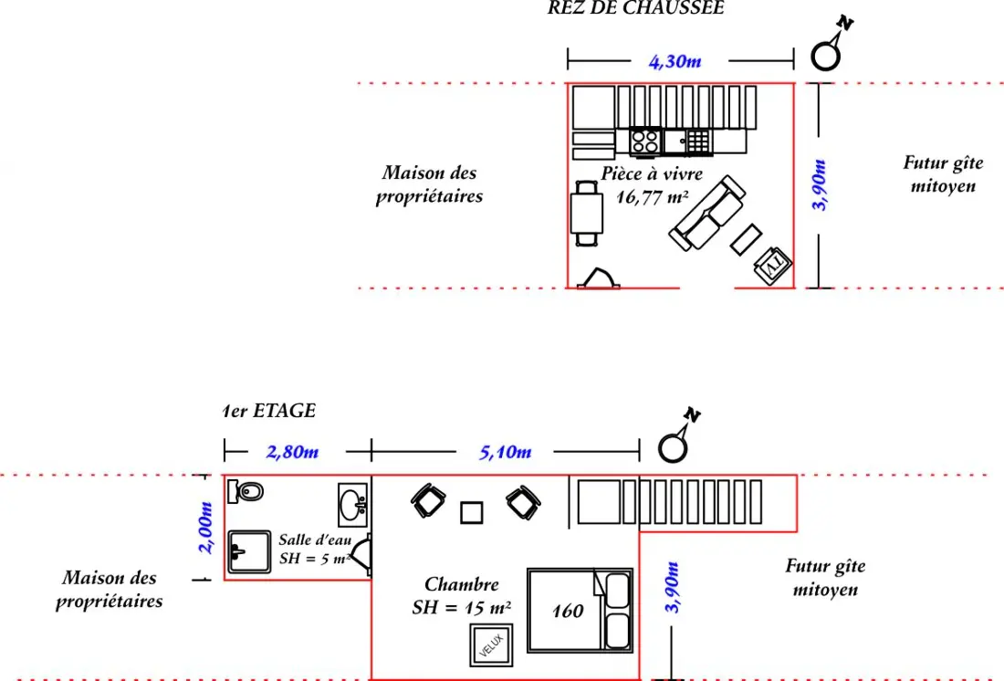 Gîte de France Gîtes de france® - a kis terasz 3 fül