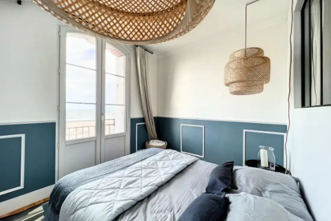 Sea View Apartman Balcony-val Houlgate-ban