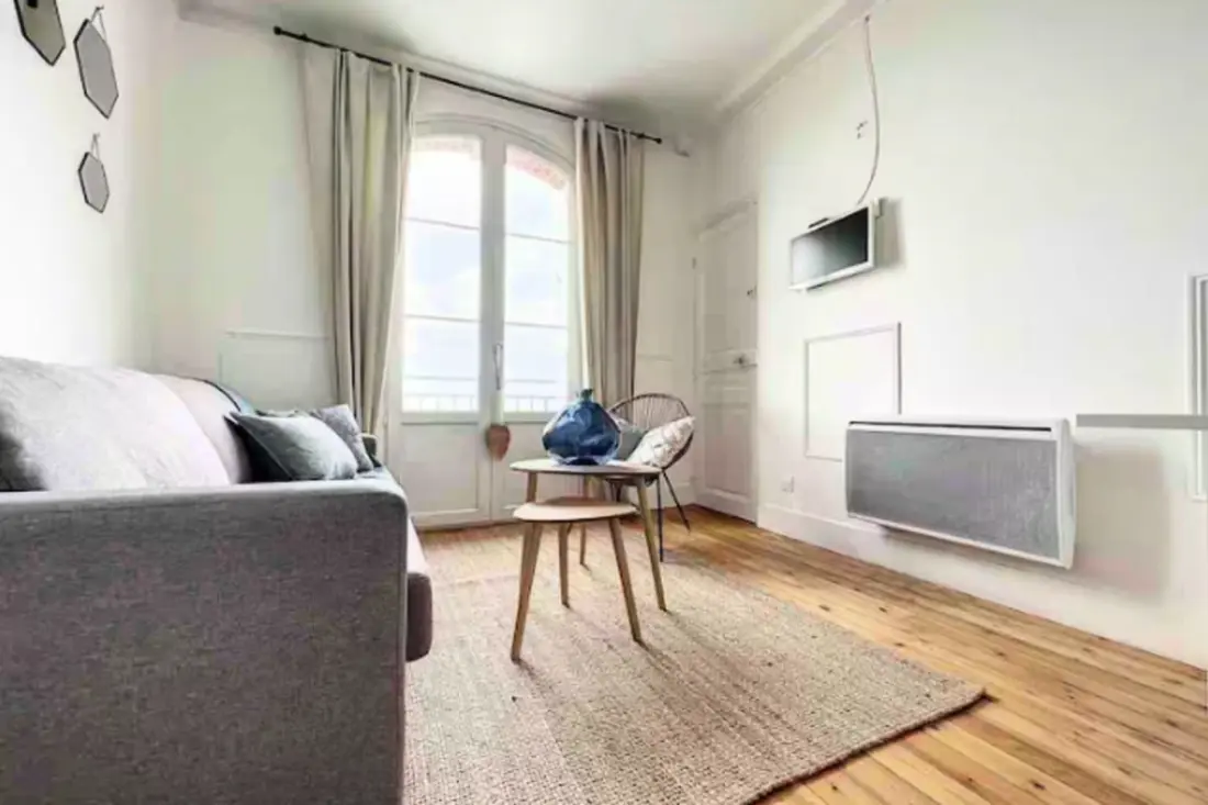 Sea View Apartman Balcony-val Houlgate-ban