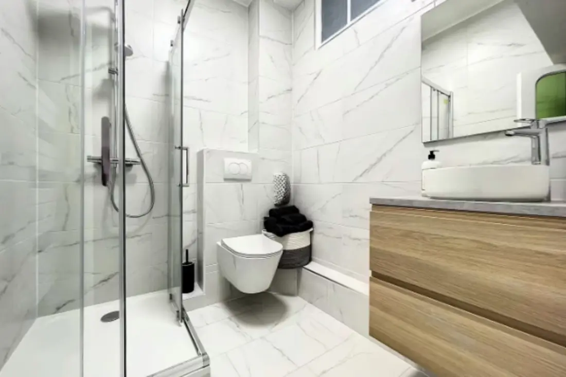 Sea View Apartman Balcony-val Houlgate-ban
