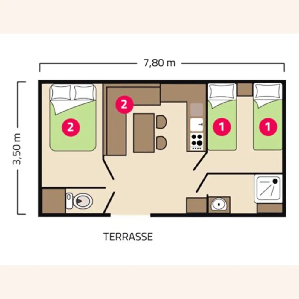 Campingplatz La Rivière d'Argent 3 Sterne★★★
