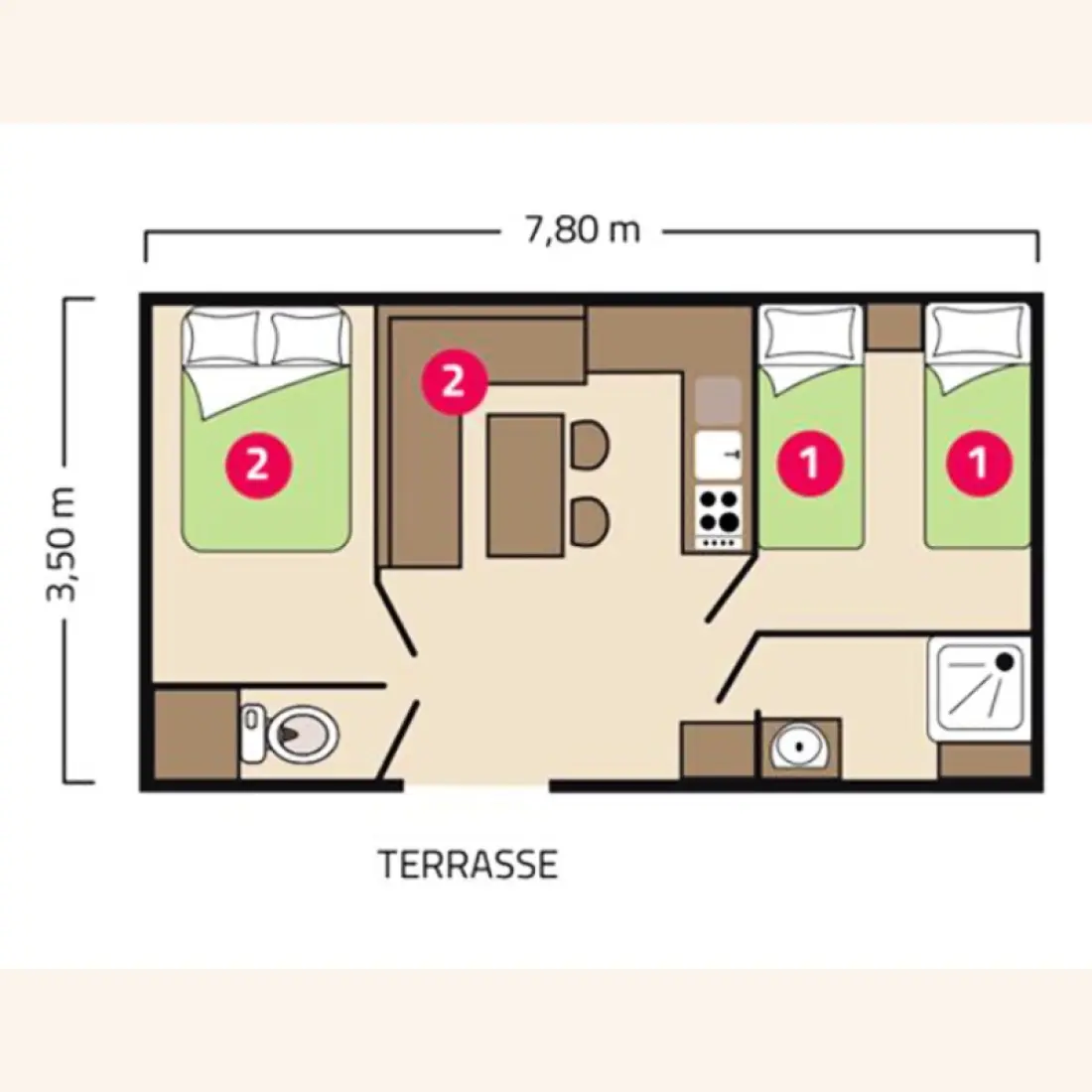 Campingplatz La Rivière d'Argent 3 Sterne★★★