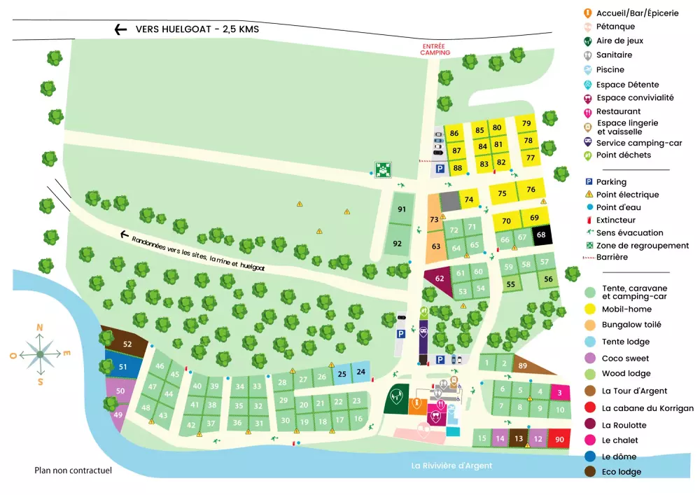 Camping La Rivière d'Argent 3 étoiles★★★