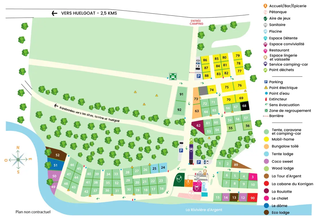 Campingplatz La Rivière d'Argent 3 Sterne★★★