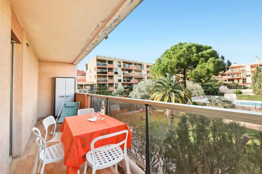 Apartman Hyères medence és erkély