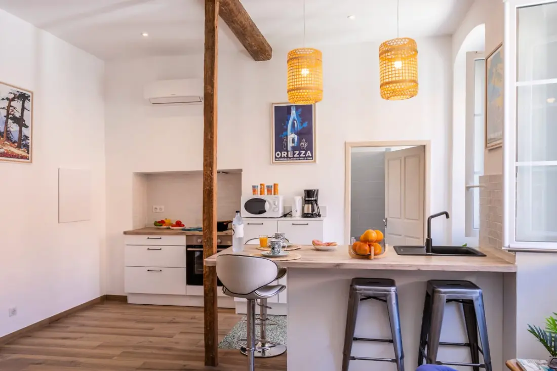 Studio Le Paolina néhány méterre a strandtól