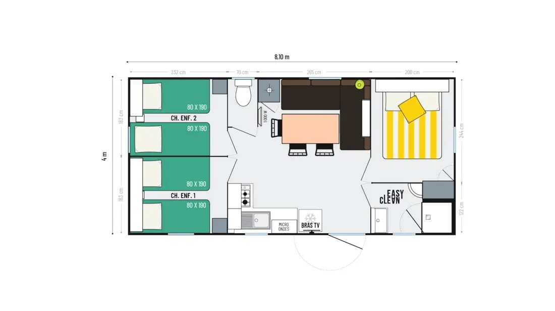 Camping Le Bois Fleuri 3 Sterren★★★