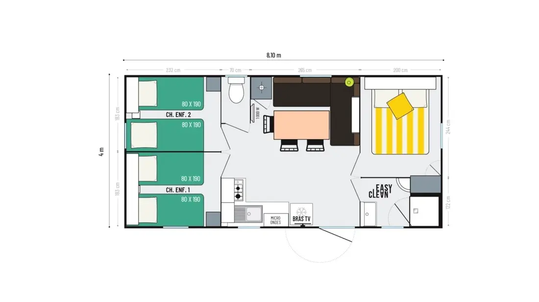 Camping Le Bois Fleuri 3 Sterren★★★