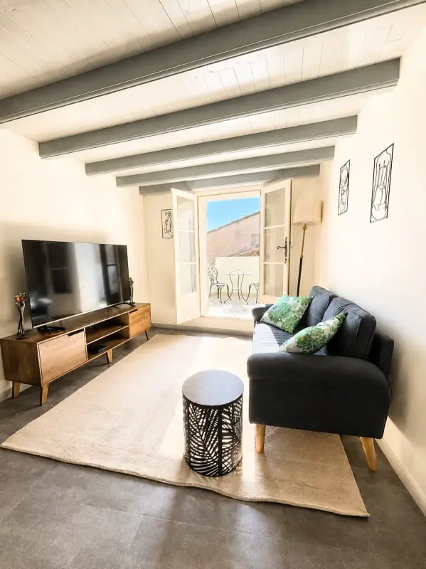 Apartman terasz a városközpontban