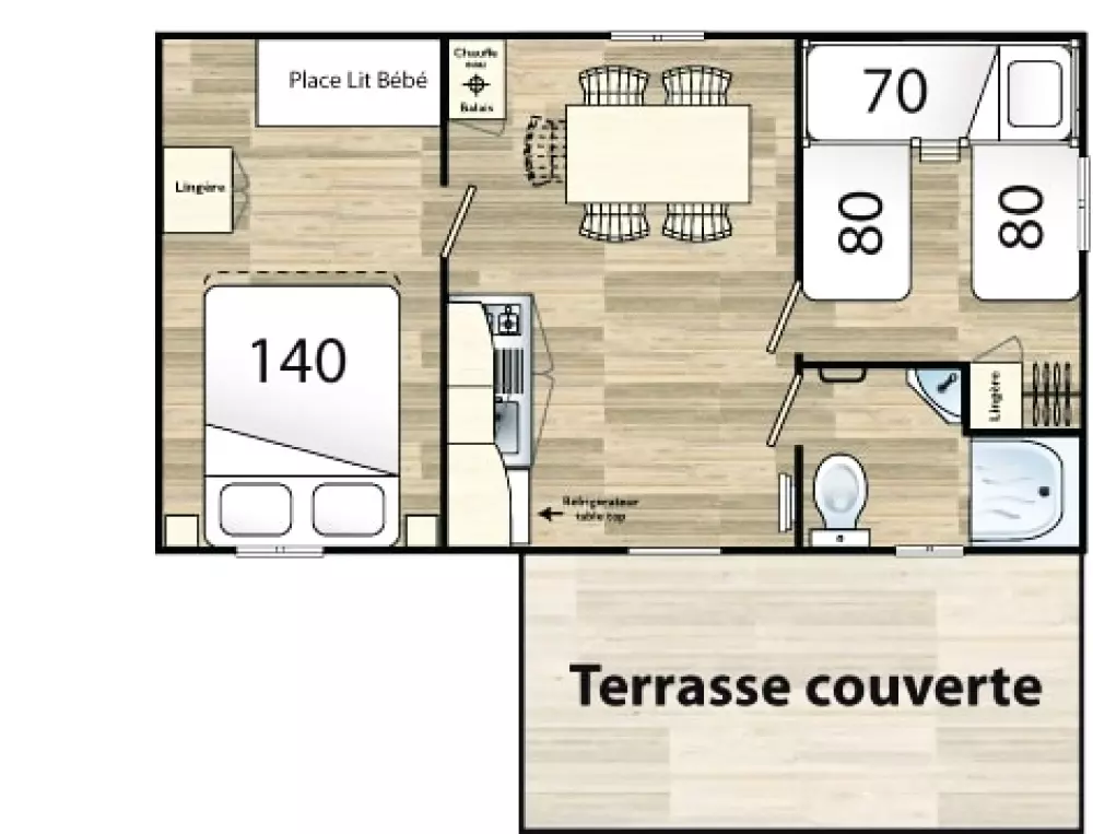 Campsite Le Roubreaku