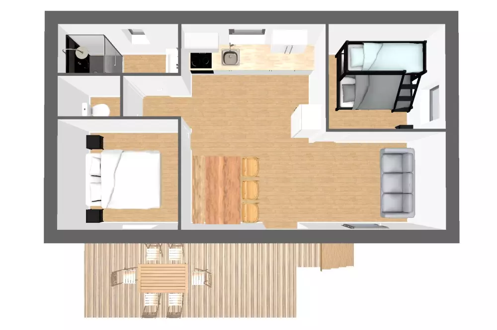 Camping Paradis Bois Simonet4 Sterren★★★★