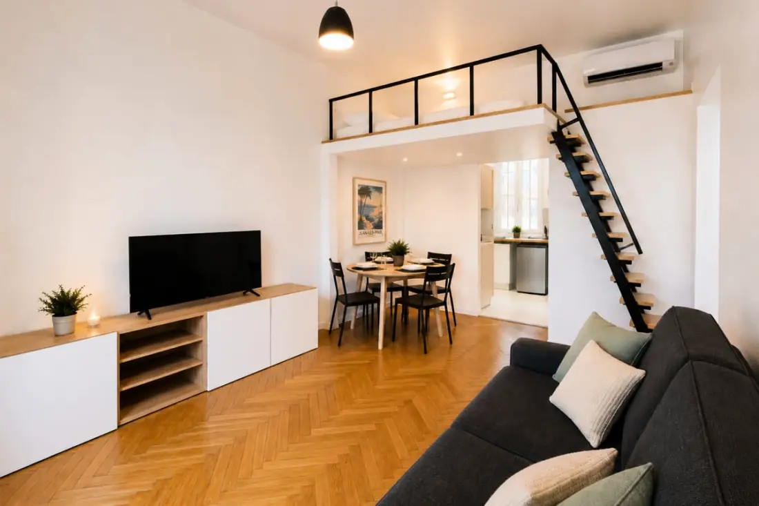 Residence Elegante klimatisierte Wohnung • 5 min in Pied Des Plages De Juan-les-pins