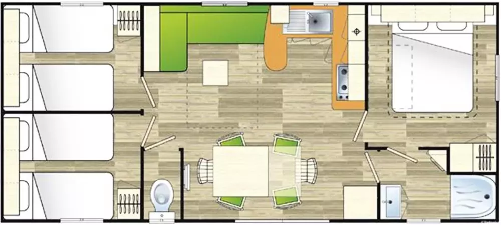 Camping de la Forêt 4 Sterren★★★★