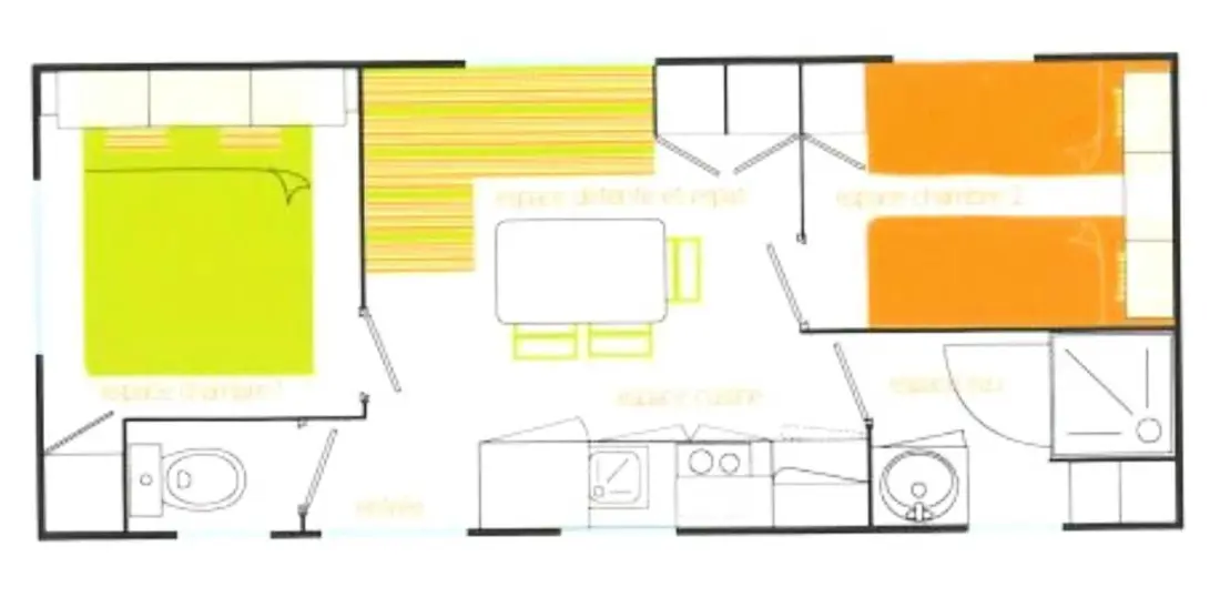 Campingplatz Les Chênes 3 Sterne★★★