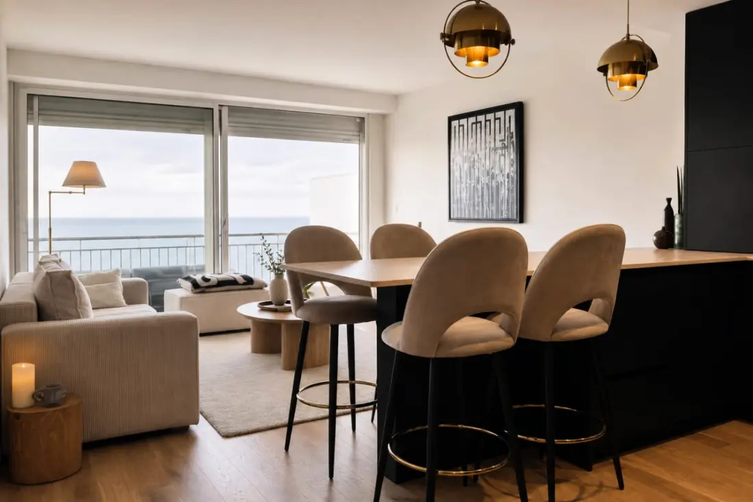 Gyönyörű balkáni apartman és parkoló La Baule-ban