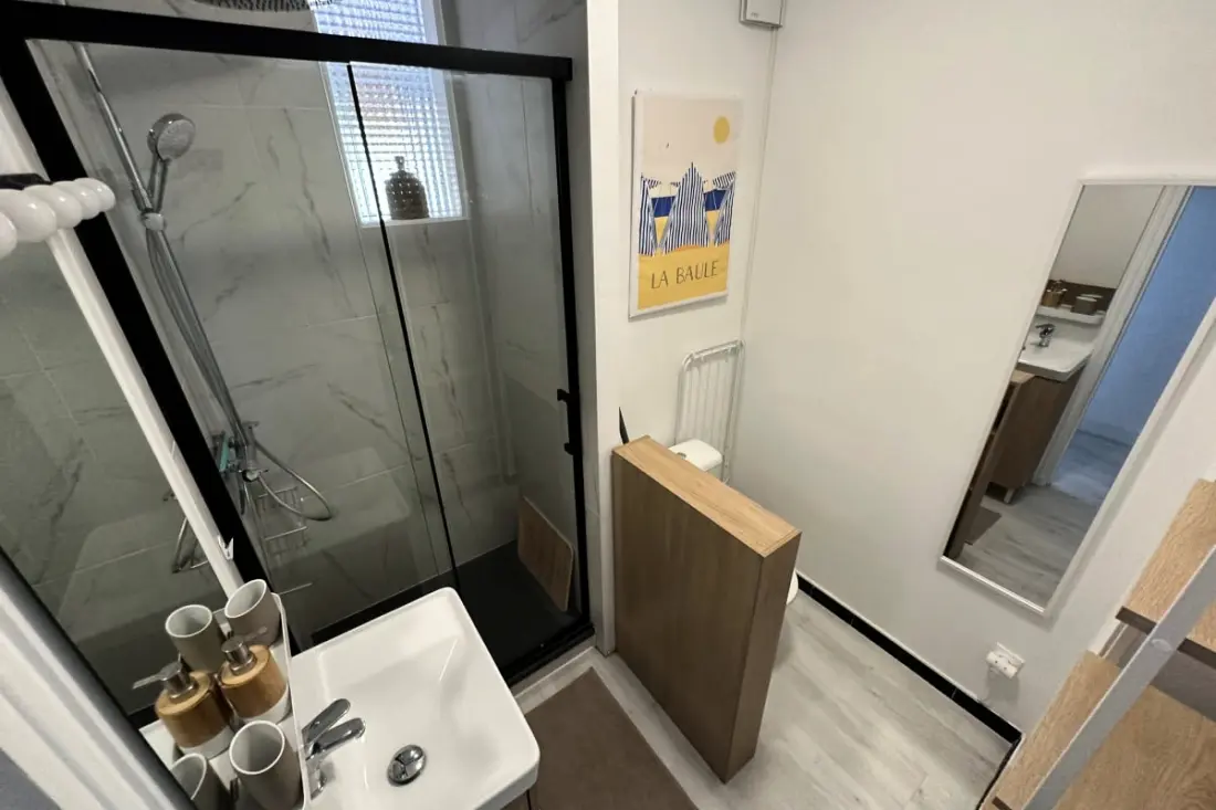 Stúdió erkéllyel - 2 percre a strandtól és az Aquabaule-tól