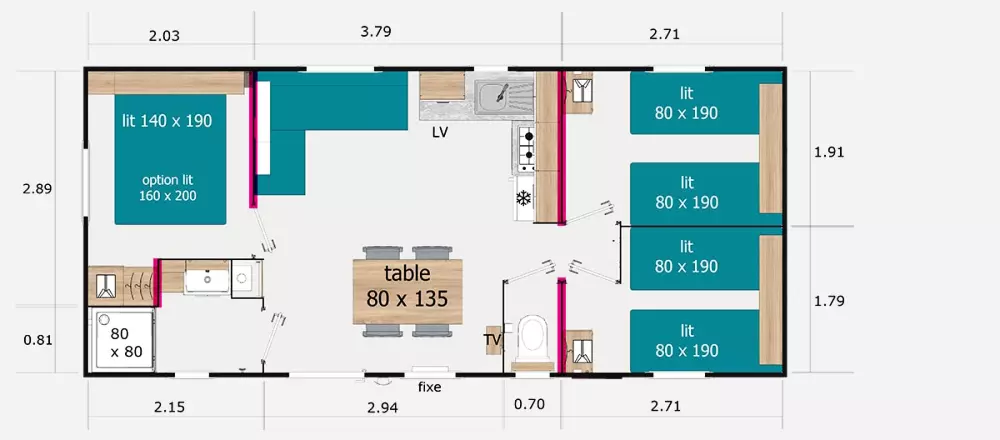 Ushuaia Dörfer Domaine du Blanc Gignon 2 Sterne★★