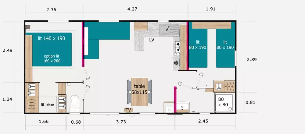 Ushuaia Dörfer Domaine du Blanc Gignon 2 Sterne★★