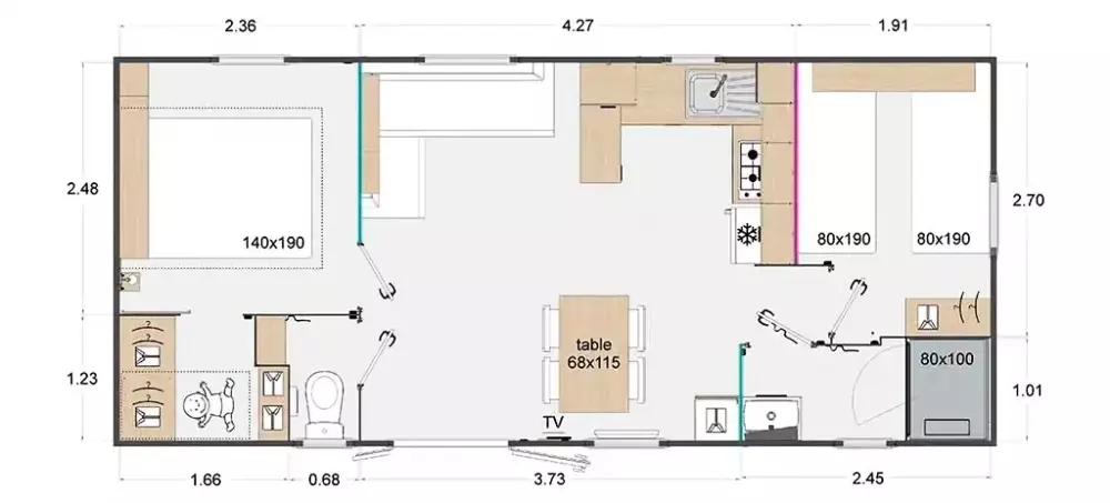 Ushuaia Dörfer Domaine du Blanc Gignon 2 Sterne★★